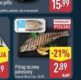 pstrąg tęczowy patroszony