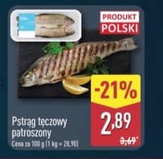 pstrąg tęczowy patroszony