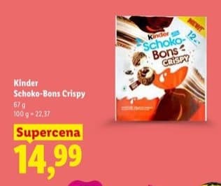 draże czekoladowe Schoko-Bons Crispy