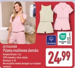 piżama muślinowa damska