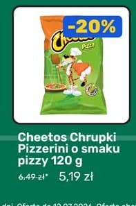 chrupki Pizzerini o smaku pizzy