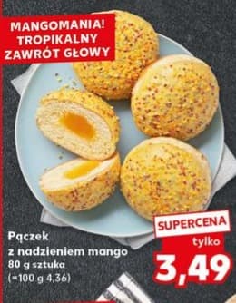 pączek z nadzieniem mango