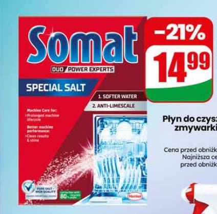 sól do zmywarki