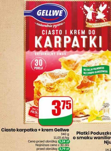 ciasto karpatka z kremem