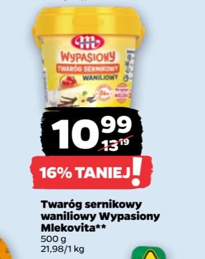 twaróg sernikowy waniliowy Wypasiony