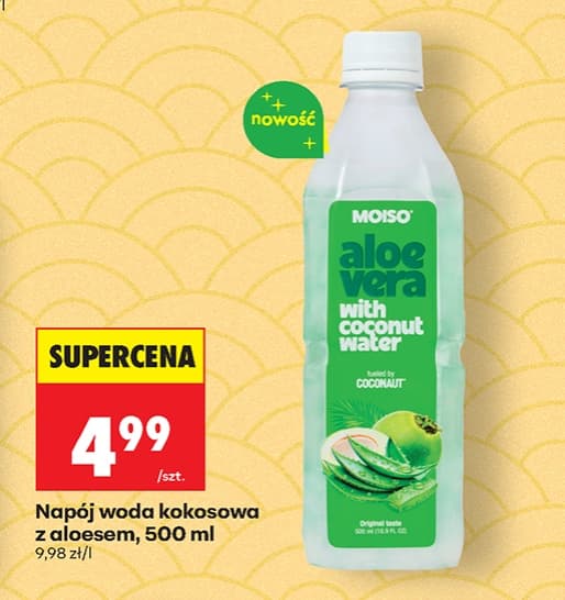 napój woda kokosowa z aloesem