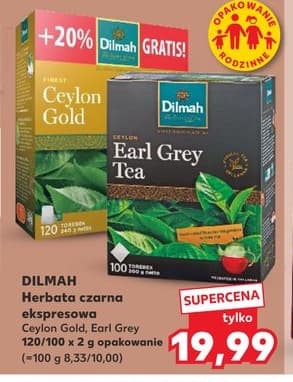 herbata czarna ekspresowa Ceylon Gold, Earl Grey
