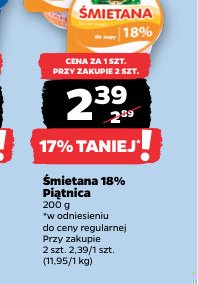 śmietana 18%