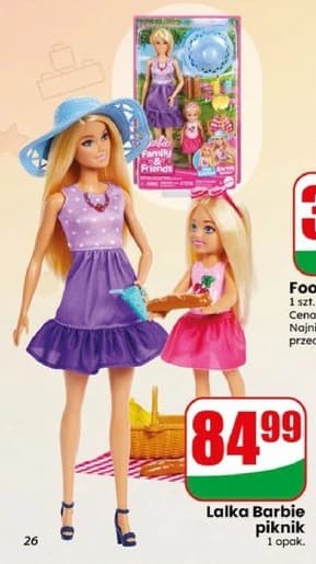lalka Barbie piknik