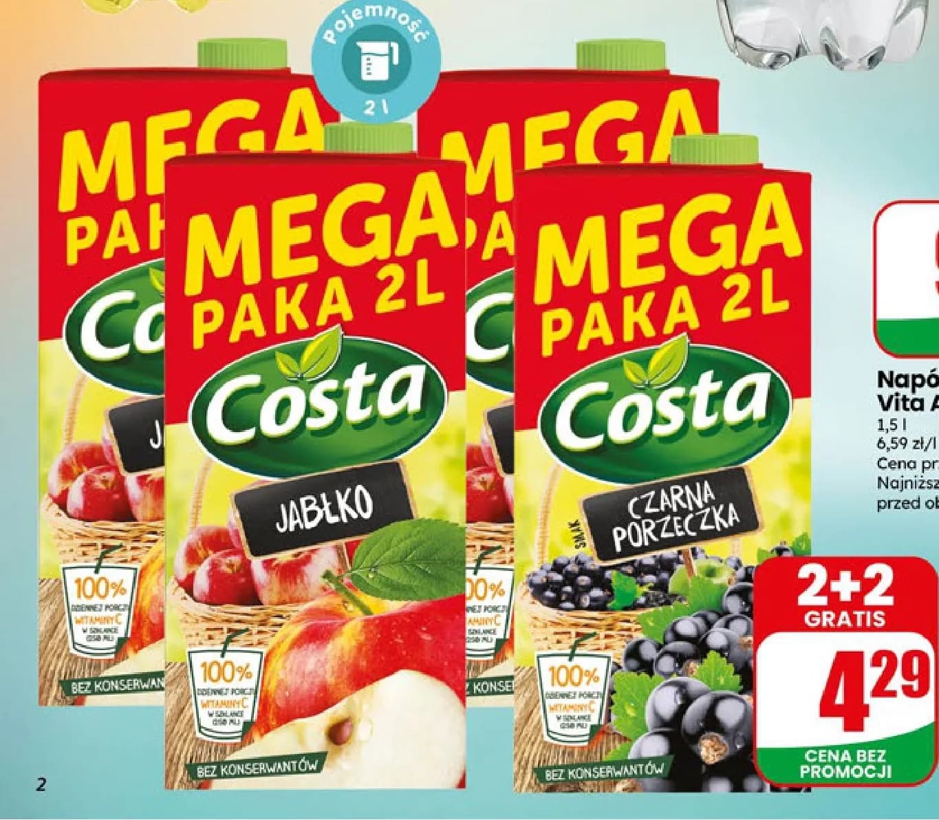 napój niegazowany