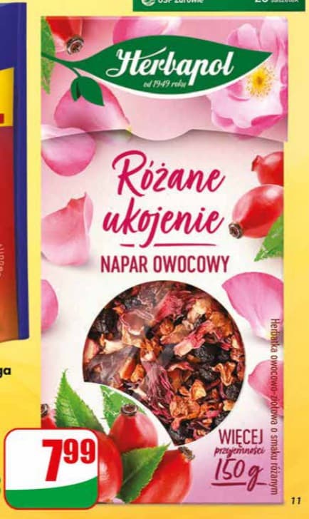 napar owocowy różane ukojenie