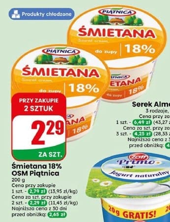 śmietana 18%