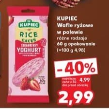 wafle ryżowe w polewie
