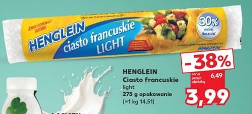 ciasto francuskie light