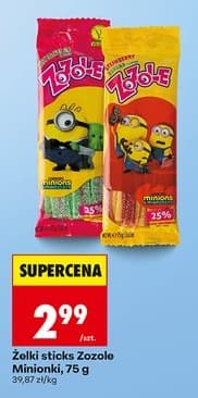 żelki sticks Minionki