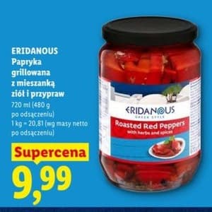 papryka grillowana z mieszanką ziół i przypraw