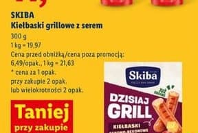 kiełbaski grillowe z serem
