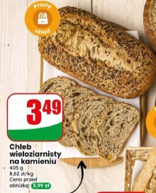 chleb wieloziarnisty na kamieniu