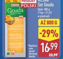 ser Gouda w plastrach