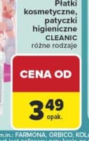 płatki kosmetyczne, patyczki higieniczne