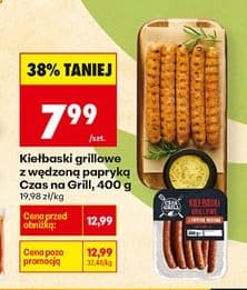 kiełbaski grillowe z wędzoną papryką