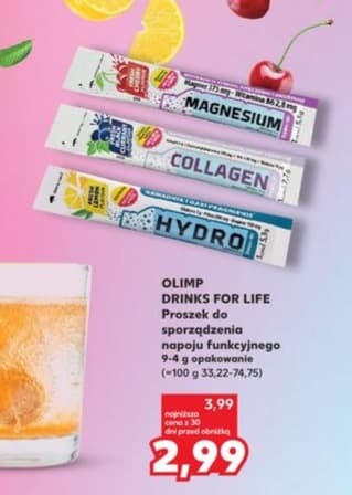proszek do sporządzania napoju funkcjonalnego