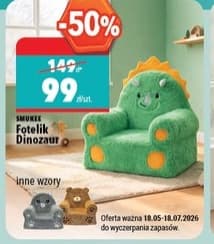 fotelik dinozaur