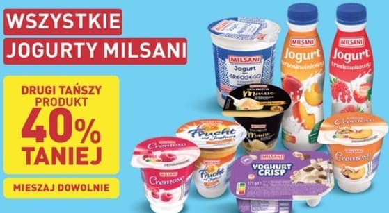 wszystkie jogurty