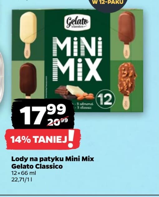 lody na patyku mini mix