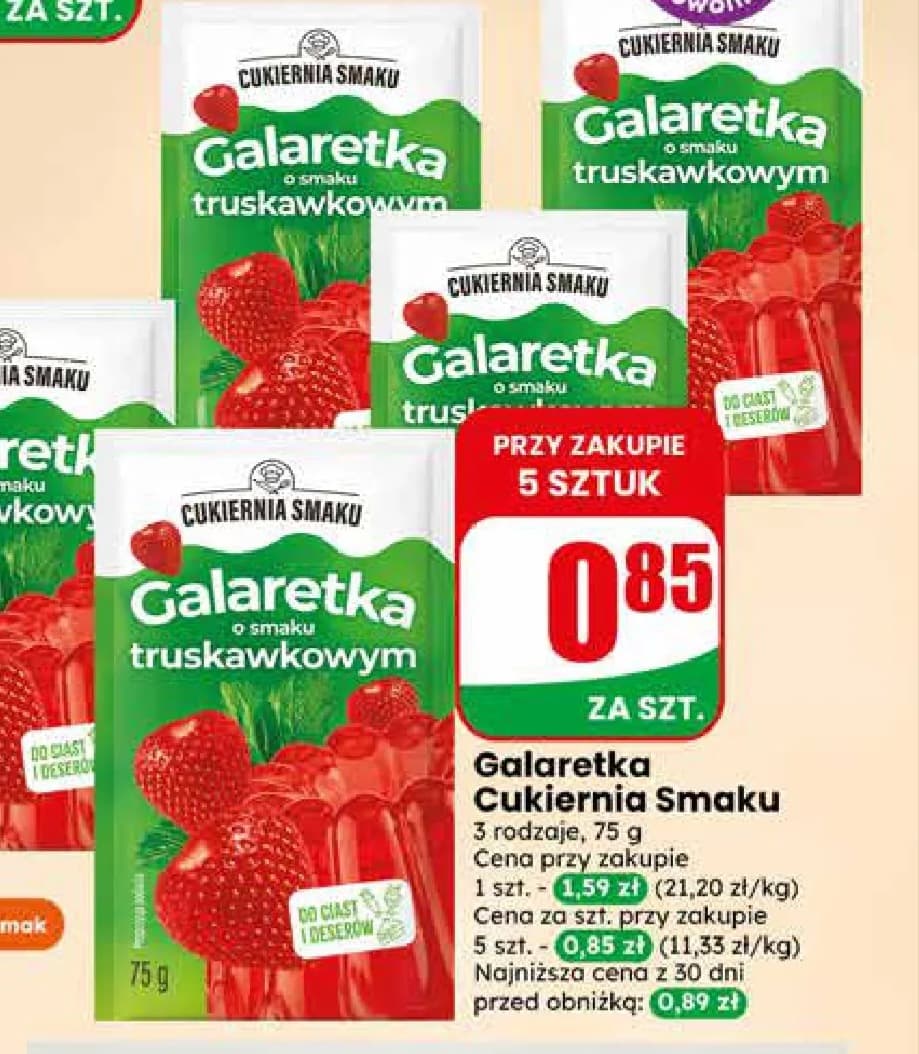galaretka truskawkowa