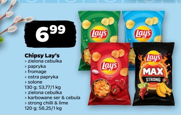 chipsy karbowane zielona cebulka