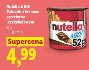 paluszki z kremem orzechowo-czekoladowym