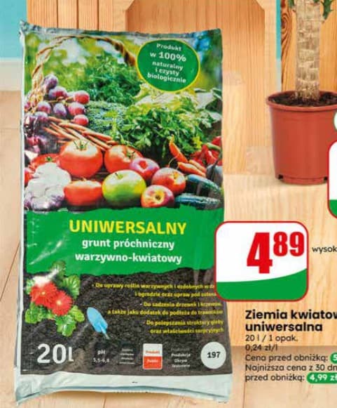 ziemia kwiatowa uniwersalna