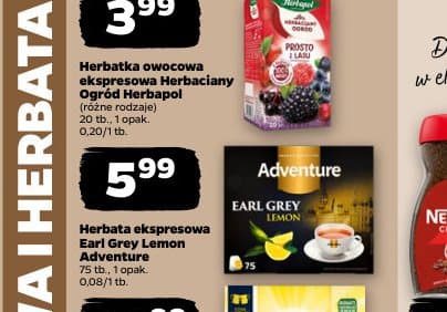 herbata ekspresowa Earl Grey Lemon