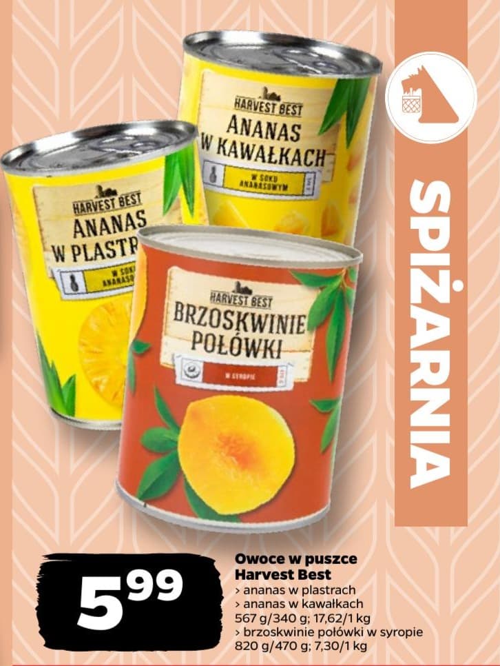 owoce w puszce