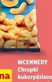 chrupki kukurydziane z orzeszkami ziemnymi