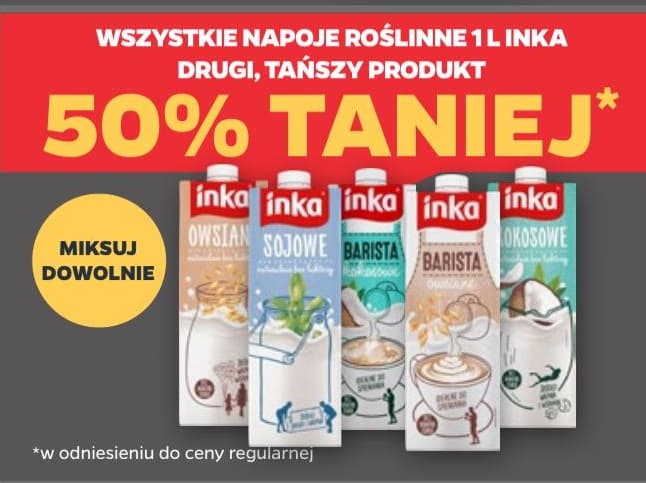wszystkie napoje roślinne
