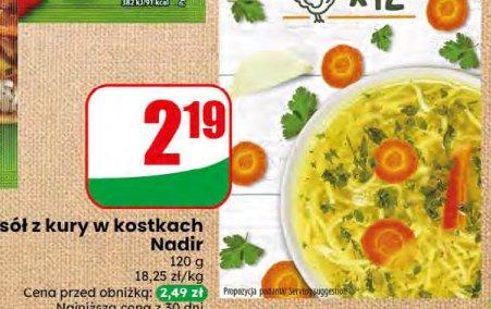 rosół z kury w kostkach