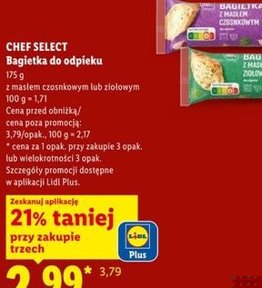 bagietka do odpieku