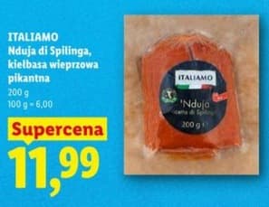 kiełbasa wieprzowa pikantna 'Nduja di Spilinga