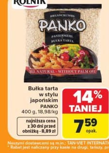 bułka tarta w stylu japońskim Panko