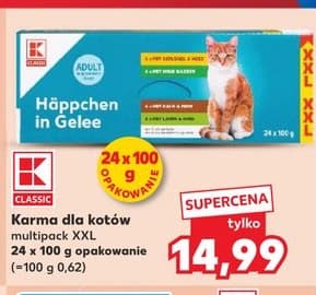 karma dla kotów multipack XXL 24 x 100 g