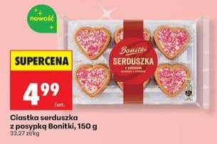 ciastka serduszka z posypką