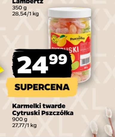 karmelki twarde cytruski
