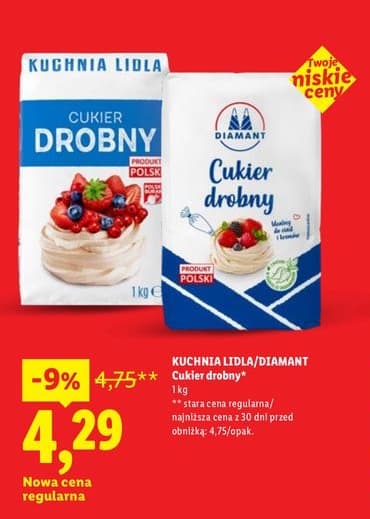 cukier drobny