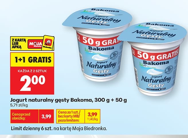 jogurt naturalny gęsty