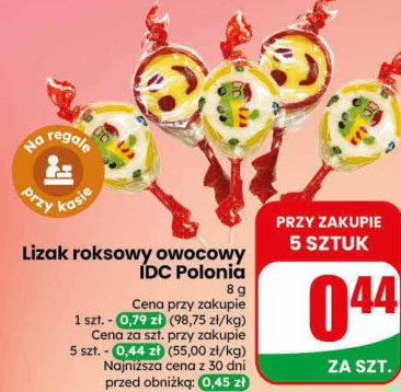 lizak roksowy owocowy