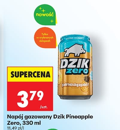 napój energetyzujący Pineapple Zero