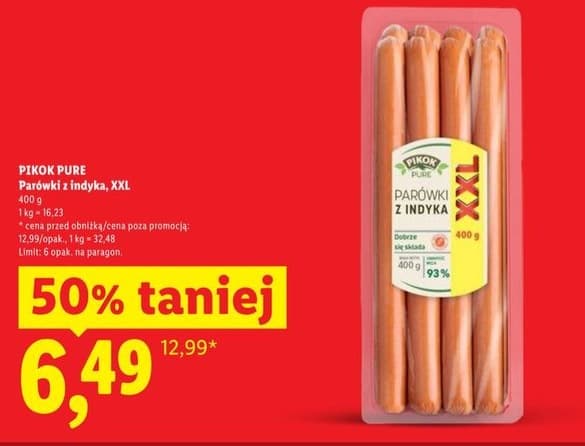 parówki z indyka