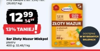 ser Złoty Mazur plastry